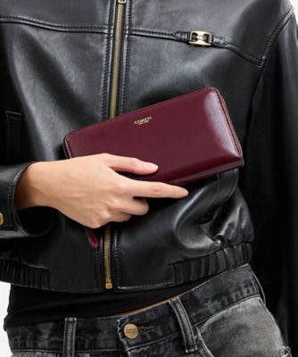 ニューヨーク アコーディオン ジップ ウォレット | COACH/コーチ